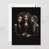 Triple Moon Goddess Briefkaart (Voorkant / Achterkant)