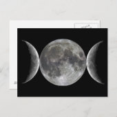 Triple Moon Goddess Briefkaart (Voorkant / Achterkant)