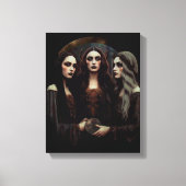 Triple Moon Goddess Canvas Afdruk (Voorkant)