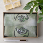 Triple Moon Goddess Gaia Artwork Green Witch Tissuepapier (Geschenk)