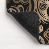 Triple Moon Goddess Gold en Black Muismat (Hoek)