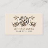 Triple Moon - Goddess - Golden Blossom Visitekaartje (Voorkant)