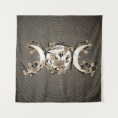 Triple Moon - Goddess - Golden Blossom Wandkleed (Voorkant)