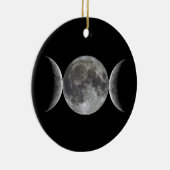 Triple Moon Goddess Keramisch Ornament (Rechts)