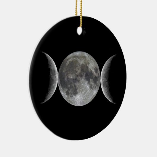 Triple Moon Goddess Keramisch Ornament (Rechts)