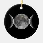 Triple Moon Goddess Keramisch Ornament (Voorkant)