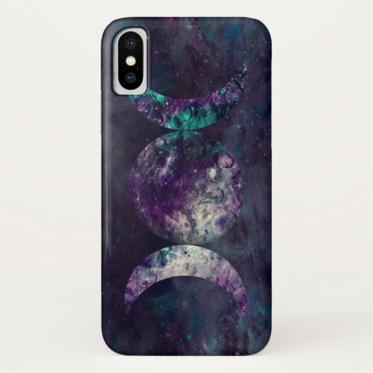 Triple Moon Goddess Luna Universe Case-Mate iPhone Case (Achterkant)