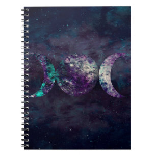 Triple Moon Goddess Luna Universe Dream Journal Notitieboek