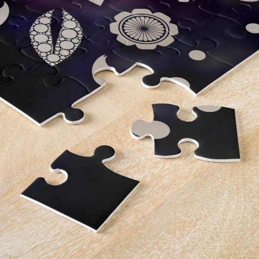 Triple Moon Goddess Moonlight paars #1 Legpuzzel (Zijkant)