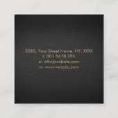 Triple Moon Goddess Ornament Vierkante Visitekaartje (Achterkant)