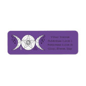 Triple Moon Goddess - Personaliseren Etiket (Voorkant)