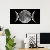 Triple Moon Goddess Poster (Thuiskantoor)
