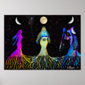 Triple moon Goddess poster (Voorkant)