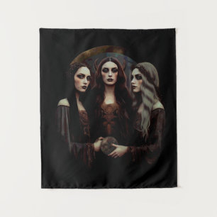 Triple Moon Goddess Wandkleed