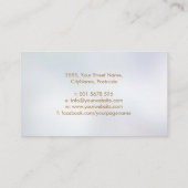 Triple Moon - Golden Spiral Ornament Visitekaartje (Achterkant)