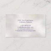 Triple Moon - Golden Spiral Ornament Visitekaartje (Achterkant)