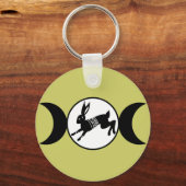 Triple Moon Hare Sleutelhanger (Voorkant)