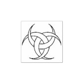 Triple Moon Houten Stempel (Afrduk)