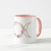 Triple Moon met bloemen mok (Voorkant rechts)