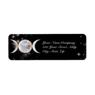 Triple Moon Moonstone Etiket