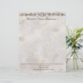 Triple Moon Moonstone Goddess Persoonlijk Briefhoofd (Staand voorkant)