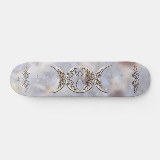 Triple Moon Moonstone Goddess Skateboard (Horizontaal)