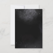 Triple Moon Night Sky Dark Boho Handfasting RSVP Kaartje (Achterkant)