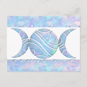 Triple Moon Opal Briefkaart