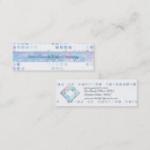 Triple Moon Opal Mini Visitekaartje (Voorkant / Achterkant)