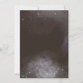 Triple Moon Phase Boho Floral Handfasting Kaart (Achterkant)