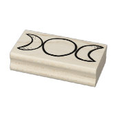 Triple Moon Rubberstempel (Stempel)