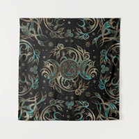 Triple Moon Shimmering Blauwgroen