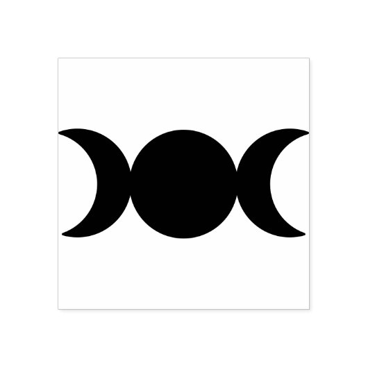 Triple Moon Stamp Rubberstempel (Afrduk)