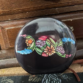 Triple Moon Symbol Bloom Ronde Button 5,7 Cm