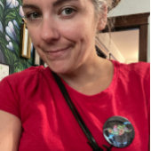 Triple Moon Symbol Bloom Ronde Button 5,7 Cm