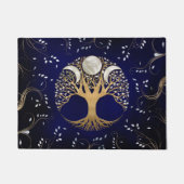 Triple Moon - Tree of life Ornament Deurmat (Voorkant)
