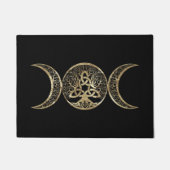 Triple Moon Tree of Life Triquetra Deurmat (Voorkant)