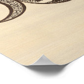 Triple Moon Tree of Life Triquetra Poster (Hoek)