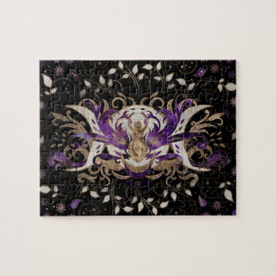 Triple Moon - Triple Goddess Amethyst Moonlight Legpuzzel