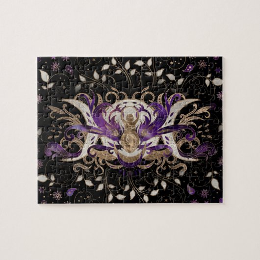 Triple Moon - Triple Goddess Amethyst Moonlight Legpuzzel (Horizontaal)