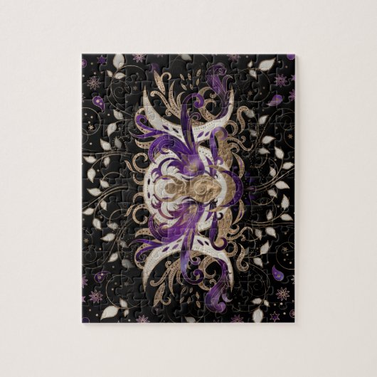 Triple Moon - Triple Goddess Amethyst Moonlight Legpuzzel (Verticaal)