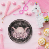 Triple Moon - Triple Goddess - Gentle Floral Papieren Bordje (Feest)