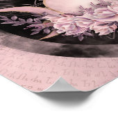 Triple Moon - Triple Goddess - Gentle Floral Poster (Hoek)