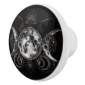 Triple Moon - Triple Goddess Keramische Knop (Rechts)