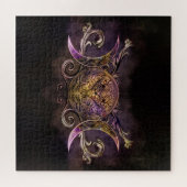 Triple Moon - Triple Goddess - Midnight shimmer Legpuzzel (Horizontaal)