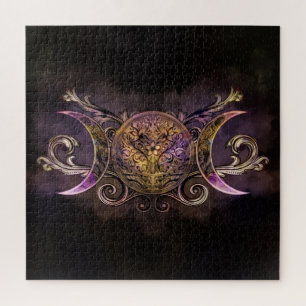 Triple Moon - Triple Goddess - Midnight shimmer Legpuzzel