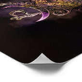 Triple Moon - Triple Goddess - Midnight shimmer Poster (Hoek)