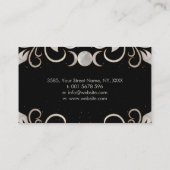 Triple Moon - Triple Goddess Moeder van Pearl Visitekaartje (Achterkant)