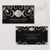 Triple Moon - Triple Goddess Moeder van Pearl Visitekaartje (Voorkant / Achterkant)