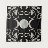 Triple Moon - Triple Goddess - Moeder van Pearl Wandkleed (Voorkant)